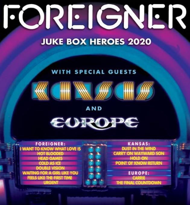 Foreigner, Kansas & Europe at Jones Beach Theater