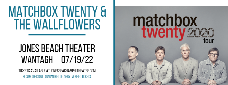 Matchbox Twenty & The Wallflowers at Jones Beach Theater tickets Matchbox Twenty & The Wallflowers at Jones Beach Theater