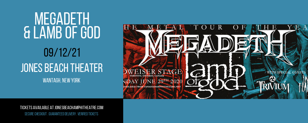 Megadeth & Lamb of God at Jones Beach Theater