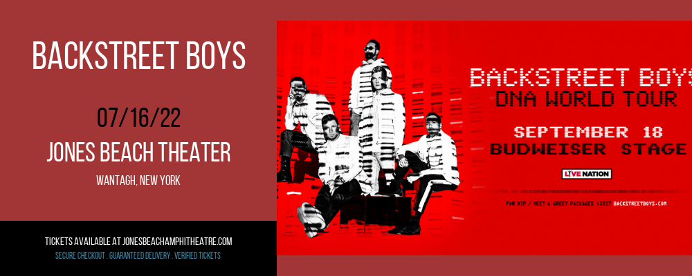 Backstreet Boys at Jones Beach Theater tickets Backstreet Boys at Jones Beach Theater