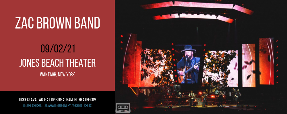 Zac Brown Band at Jones Beach Theater tickets Zac Brown Band at Jones Beach Theater