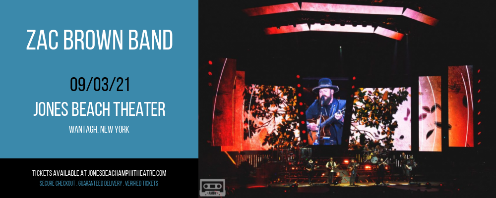 Zac Brown Band at Jones Beach Theater tickets Zac Brown Band at Jones Beach Theater