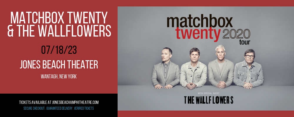 Matchbox Twenty & The Wallflowers at Jones Beach Theater tickets Matchbox Twenty & The Wallflowers at Jones Beach Theater