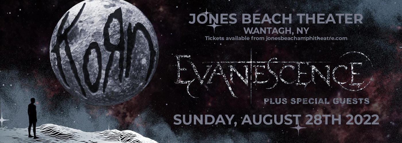 Korn: Summer Tour 2022 with Evanescence at Jones Beach Theater