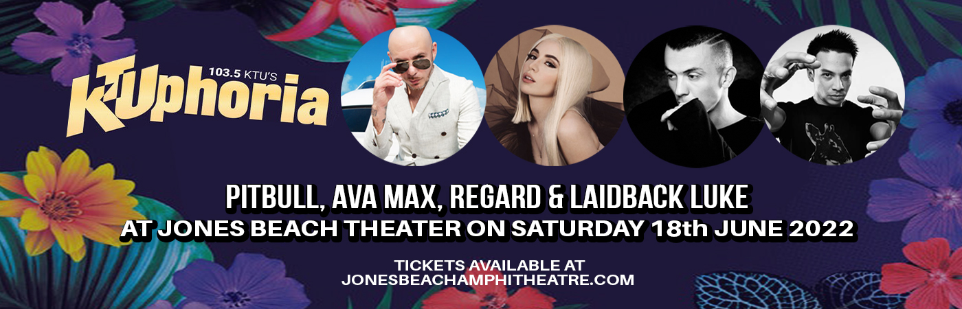 KTUphoria: Pitbull, Ava Max, Regard & Laidback Luke at Jones Beach Theater
