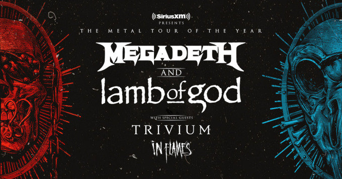 Megadeth & Lamb of God at Jones Beach Theater