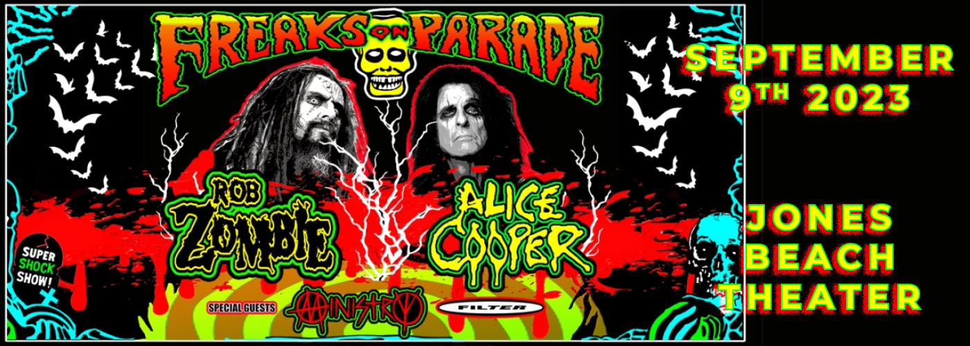 Rob Zombie & Alice Cooper: Freaks on Parade Tour at Jones Beach Theater