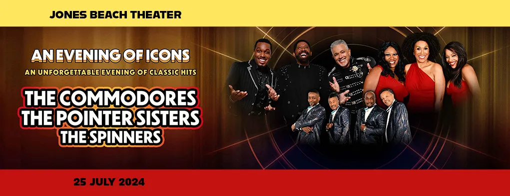An Evening of Icons: The Commodores, The Pointer Sisters &amp; The Spinners