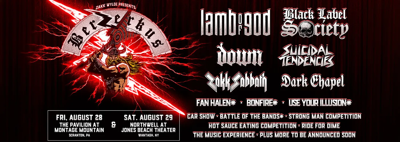 Berzerkus: Lamb of God, Down & Suicidal Tendencies